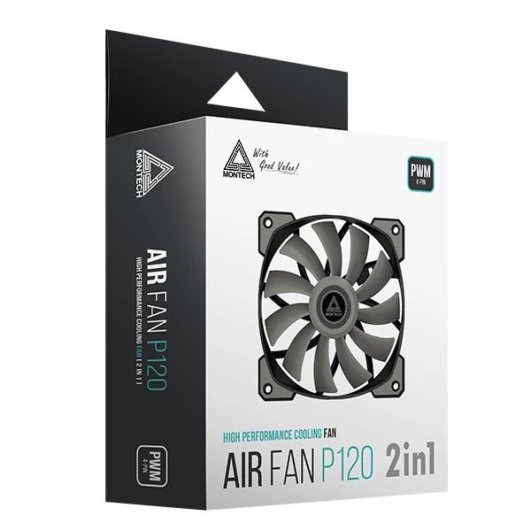 Комплект вентилатор Montech AIR FAN P120, Fan Kit 2 x 120mm