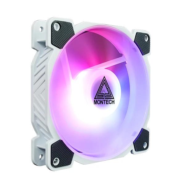 Комплект вентилатор Montech Z3 PRO ARGB FAN, 3 x 120mm, Controller, Remote, ARGB, White