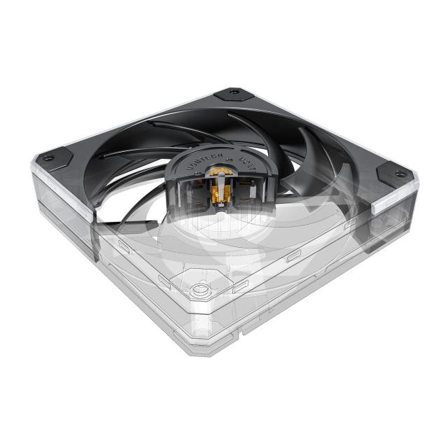 Вентилатор Montech METAL 120 PWM, Fan 120mm, PWM