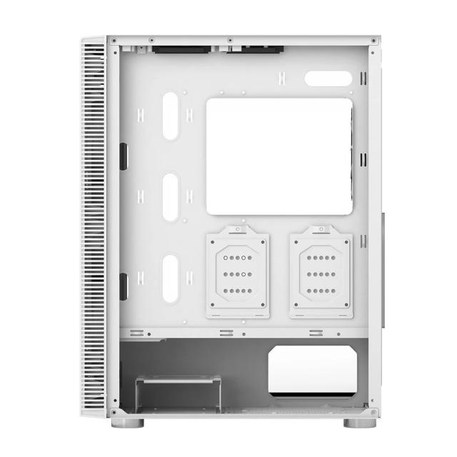 Кутия Montech X3 GLASS, TG, Middle Tower, 2 x USB 3.0, 1 x USB 2.0, ATX/mATX/Mini-ITX, White