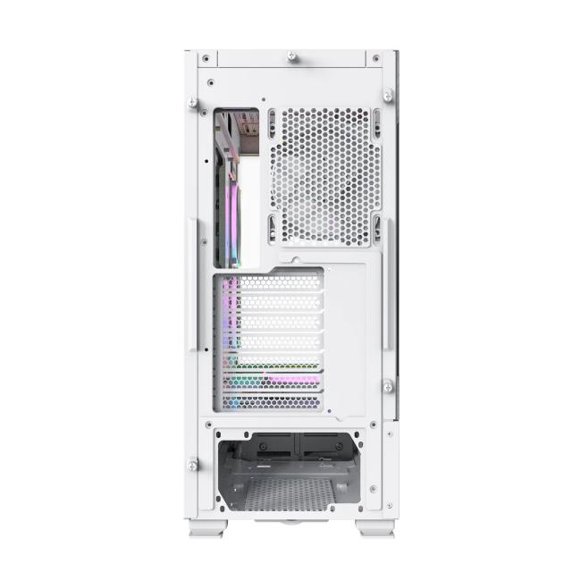 Кутия Montech SKY TWO, TG, Middle Tower, 1 x USB 3.2 Gen 2 Type-C, 2 x USB 3.0, ATX/mATX/Mini-ITX, White