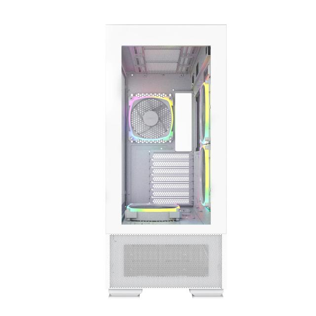 Кутия Montech SKY TWO, TG, Middle Tower, 1 x USB 3.2 Gen 2 Type-C, 2 x USB 3.0, ATX/mATX/Mini-ITX, White