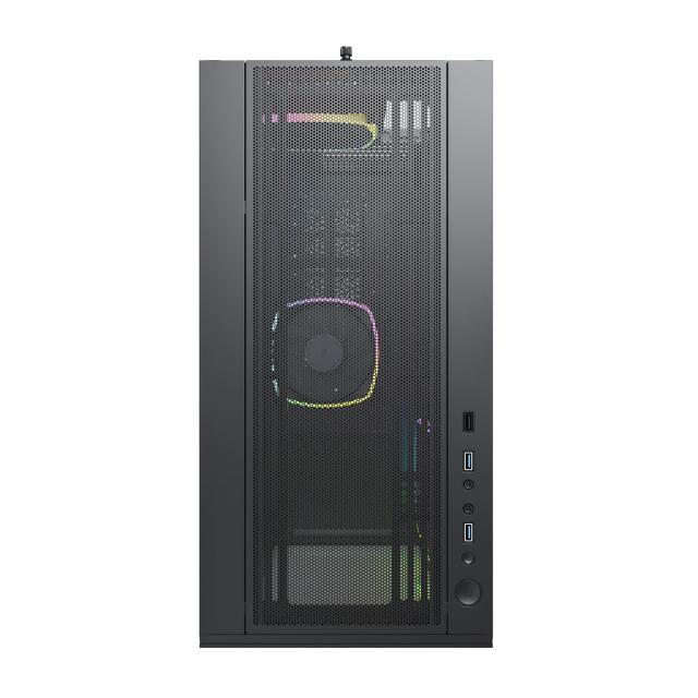 Кутия Montech SKY TWO, TG, Middle Tower, 1 x USB 3.2 Gen 2 Type-C, 2 x USB 3.0, ATX/mATX/Mini-ITX, Black