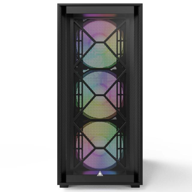 Кутия Montech AIR 1000 PREMIUM, TG, Mid Tower, 2 x USB 3.0, 1 x USB 2.0, ATX mATX Mini-ITX, Black