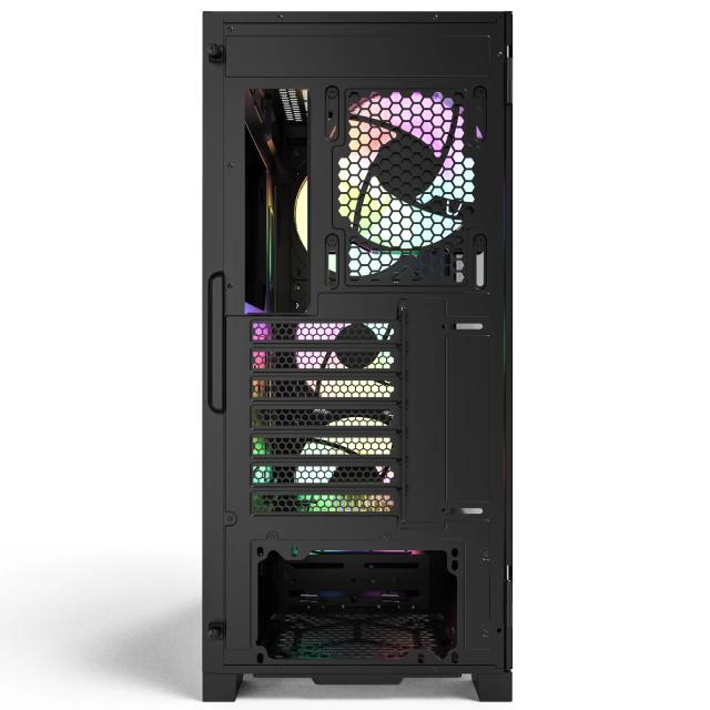 Кутия Montech AIR 1000 PREMIUM, TG, Mid Tower, 2 x USB 3.0, 1 x USB 2.0, ATX mATX Mini-ITX, Black