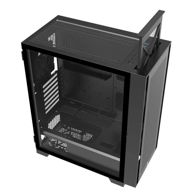 Кутия Montech AIR 100 LITE, TG, Mini Tower, 2 x USB 3.0, 1 x USB 2.0, ATX mATX Mini-ITX, Black