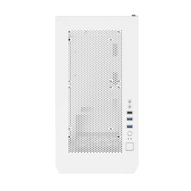 Кутия Montech AIR 100 ARGB, TG, Mini Tower, 1 x USB 3.0, 1 x USB 2.0, RGB Controller, mATX, Mini-ITX, White