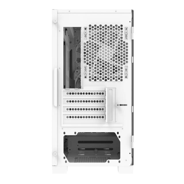 Кутия Montech AIR 100 ARGB, TG, Mini Tower, 1 x USB 3.0, 1 x USB 2.0, RGB Controller, mATX, Mini-ITX, White