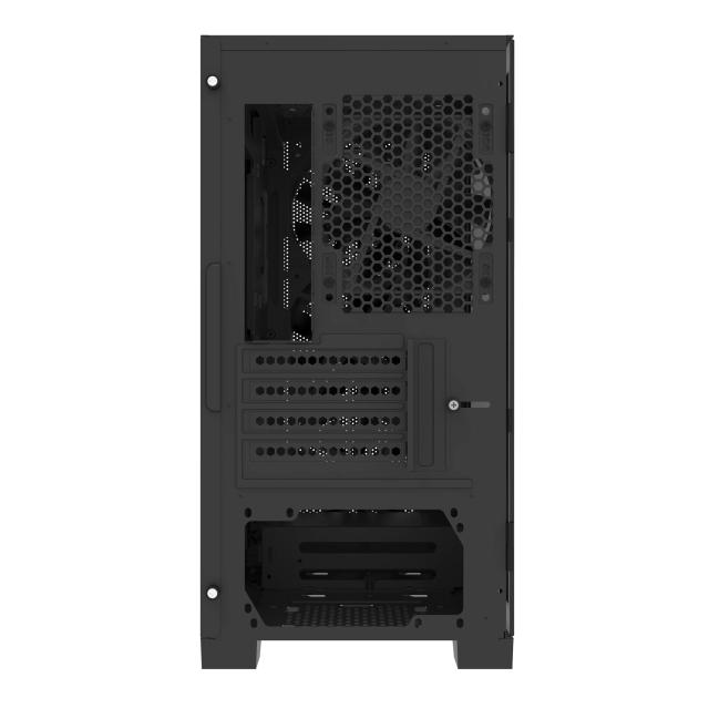 Кутия Montech AIR 100 ARGB, TG, Mini Tower, 1 x USB 3.0, 1 x USB 2.0, RGB Controller, mATX, Mini-ITX, Black