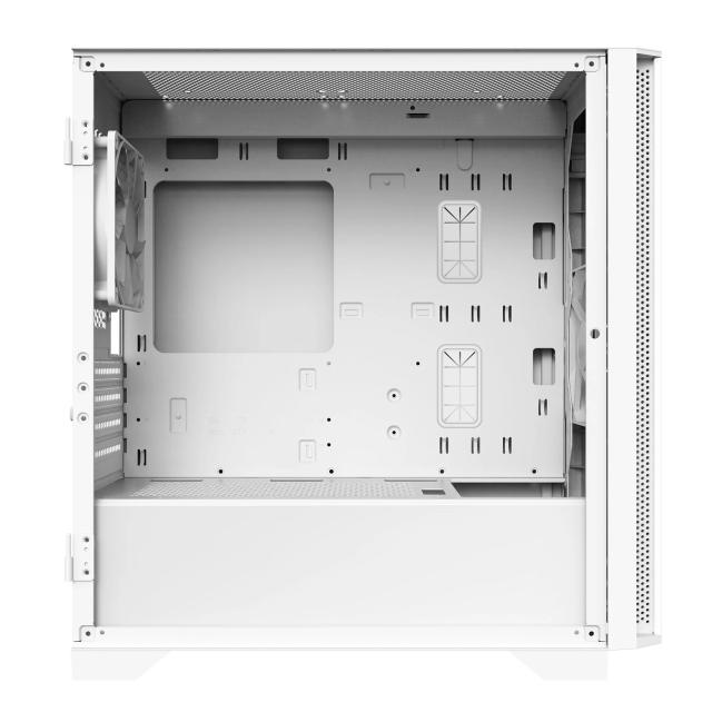 Кутия Montech AIR 100 LITE, TG, Mini Tower, 1 x USB 3.0, 1 x USB 2.0, mATX, Mini-ITX, White