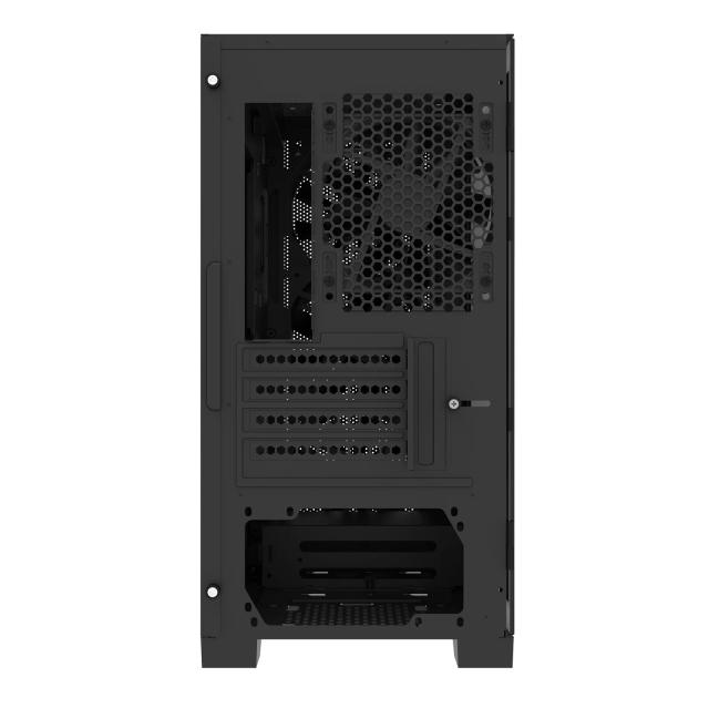 Кутия Montech AIR 100 LITE, TG, Mini Tower, 1 x USB 3.0, 1 x USB 2.0, mATX, Mini-ITX, Black