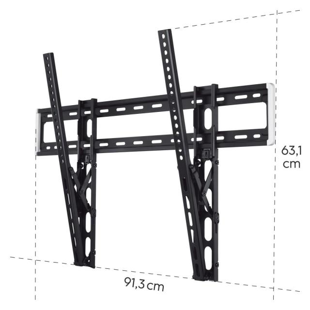 Стенна стойка за TV Hama, 254 см (100") до 75 кг, 220818