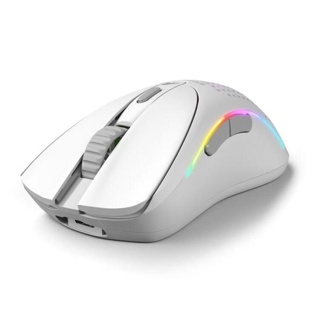 Геймърска мишка Glorious Model D 2, оптична 26 000 DPI, Wireless/USB, Matte White
