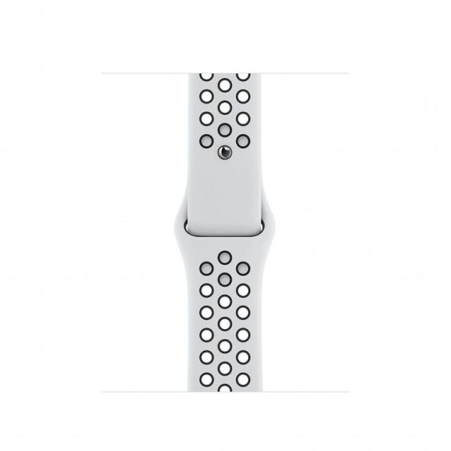 Часовник Apple Watch Nike S6 GPS, 44mm Silver Aluminium Case with Pure Platinum/Black Nike Sport Band - Regular