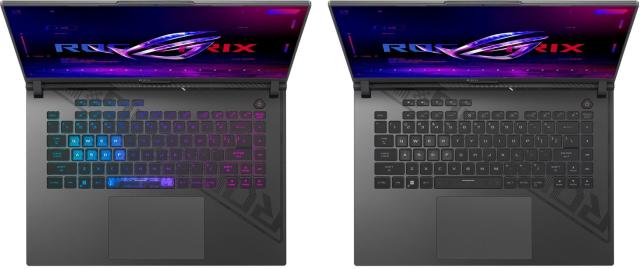 Лаптоп Asus ROG Strix G16 G614JU-N3218, Intel Core i7-13650HX 14C (2.6/4.9GHz, 24MB Cache), 16" (40.64cm) WUXGA IPS 165Hz Anti-Glare Display, NVIDIA GF RTX 4050 6GB, 16GB DDR5, 1TB SSD NVMe, 2x USB-C, Free DOS