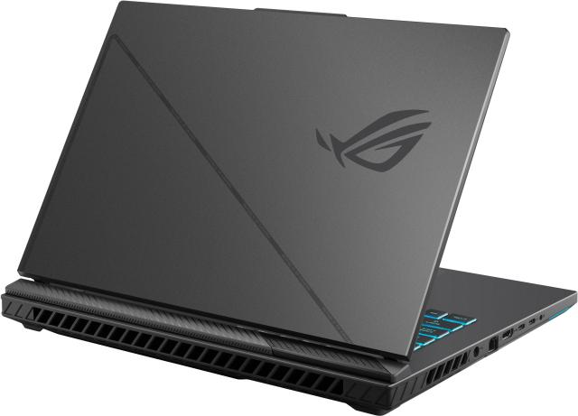 Лаптоп Asus ROG Strix G16 G614JU-N3218, Intel Core i7-13650HX 14C (2.6/4.9GHz, 24MB Cache), 16" (40.64cm) WUXGA IPS 165Hz Anti-Glare Display, NVIDIA GF RTX 4050 6GB, 16GB DDR5, 1TB SSD NVMe, 2x USB-C, Free DOS