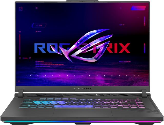 Лаптоп Asus ROG Strix G16 G614JV-N4071W, Intel Core i7-13650HX 14C (2.6/4.9GHz, 30MB Cache), 16" (40.64cm) WQXGA IPS 240Hz Anti-Glare Display, NVIDIA RTX 4060 8GB, 16GB DDR5, 1TB SSD, 1x Thunderbolt 4, Windows 11 Home