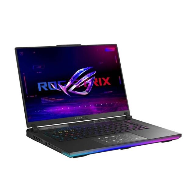 Лаптоп Asus ROG Strix SCAR 16 G634JYR-NM009X, Intel Core i9-14900HX 24C (2.2/5.8GHz, 36MB Cache), 16" (40.64cm) WQXGA Mini-LED 240Hz Display, NVIDIA GF RTX 4090 16GB, 32GB DDR5, 2TB SSD NVMe, 1x Thunderbolt 4, Windows 11 Pro