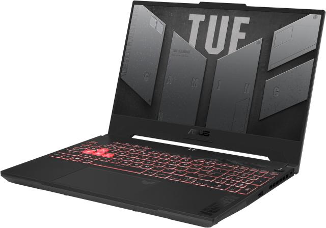 Лаптоп Asus TUF Gaming A15 FA507NUR-LP007,  AMD Ryzen 7 7435HS 8C (3.1/4.5GHz, 15.6" (39.62cm) Full HD IPS 144Hz Anti-Glare Display, NVIDIA GF RTX 4050 6GB, 16GB DDR5, 1TB SSD NVMe, 1x USB4, Free DOS