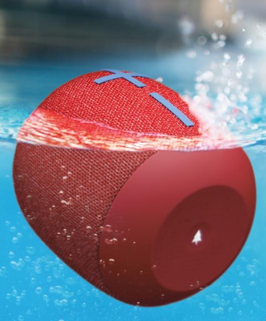 Тонколона Logitech Ultimate Ears WONDERBOOM 2, Bluetooth, micro USB, водоустойчива, Червена