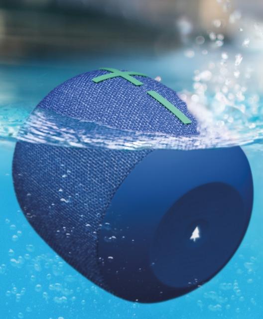Тонколона Logitech Ultimate Ears WONDERBOOM 2, Bluetooth, micro USB, водоустойчива, Син