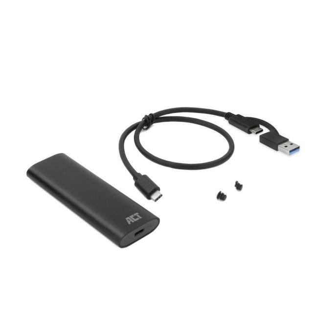 Кутия ACT  AC1615, USB-C M.2 NVMe / PCIe SSD