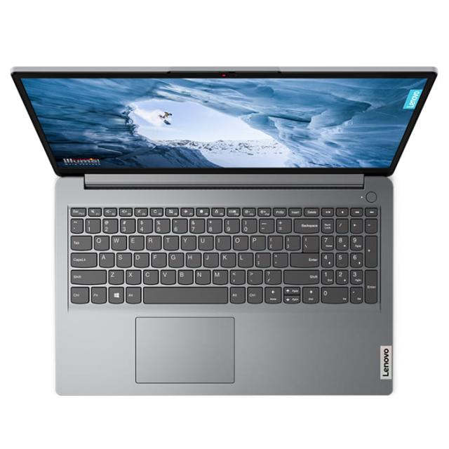 Лаптоп Lenovo IdeaPad 1 15IAU7,  Intel Core i3-1215U 6C (1.2/4.4GHz, 10MB Cache), 15.6" (39.62cm) Full HD TN Anti-Glare Display, 8GB DDR4, 512GB SSD NVMe, 1x USB 3.2 Gen 1 Type-C, Free DOS