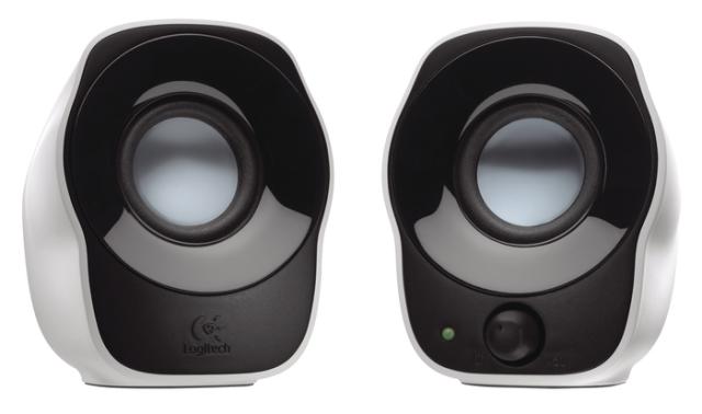 Тонколони Logitech Z120, 2.0, 1.2W, 3.5mm жак, Бели