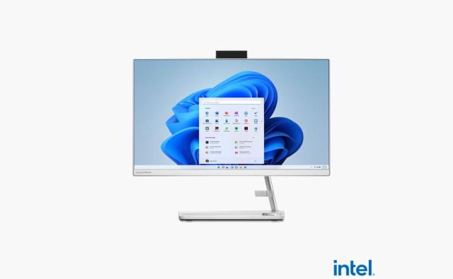 Kомпютър Lenovo IdeaCentre AIO 3 22IAP7, Intel Core i5-13420H 8C (2.1/4.6GHz, 12MB), 21.5" (54.61cm) Full HD IPS Anti-Glare Display, 8GB DDR4, 512GB SSD, 2x USB 3.2 Gen 2, Free DOS