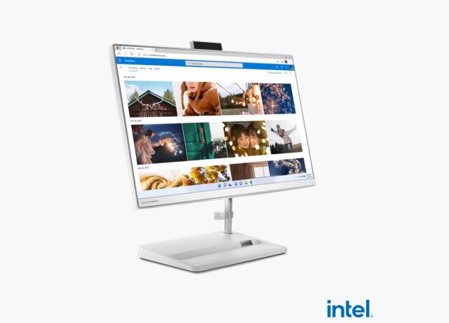 Kомпютър Lenovo IdeaCentre AIO 3 22IAP7, Intel Core i5-13420H 8C (2.1/4.6GHz, 12MB), 21.5" (54.61cm) Full HD IPS Anti-Glare Display, 8GB DDR4, 512GB SSD, 2x USB 3.2 Gen 2, Free DOS