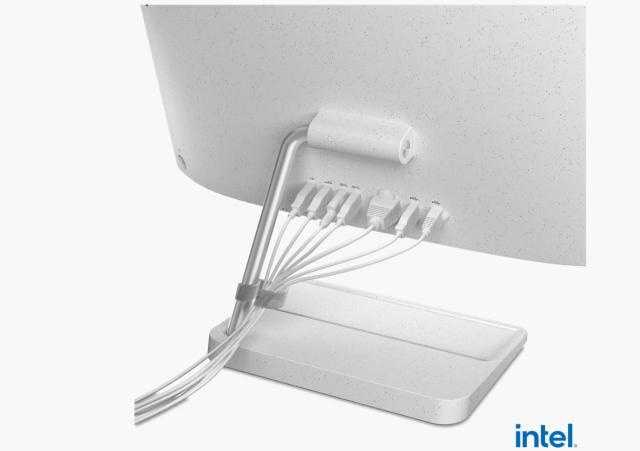 Kомпютър Lenovo IdeaCentre AIO 3 22IAP7, Intel Core i5-13420H 8C (2.1/4.6GHz, 12MB), 21.5" (54.61cm) Full HD IPS Anti-Glare Display, 8GB DDR4, 512GB SSD, 2x USB 3.2 Gen 2, Free DOS