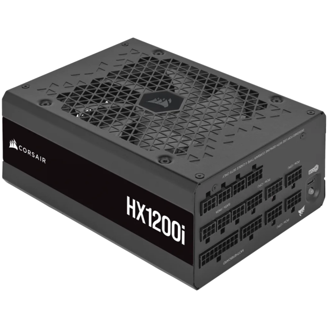 Захранване Corsair HXi Series HX1200i, 1200 Watt, 80 PLUS  Platinum, ATX 3.1, PCIe 5.1 certified