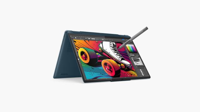 Лаптоп Lenovo Yoga 7 2-in-1 14IML9, Intel Core Ultra 5 125U (1.3/4.3GHz, 12MB Cache), 14.0" (35.56 cm) Full HD+Touchscreen, Intel Arc 4 Core, 16GB, 1TB SSD, Windows 11 Home