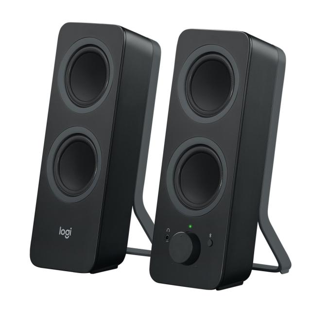 Тонколони Logitech Z207, 2.0, 10 RMS(5W + 5W), Bluetooth, Черен