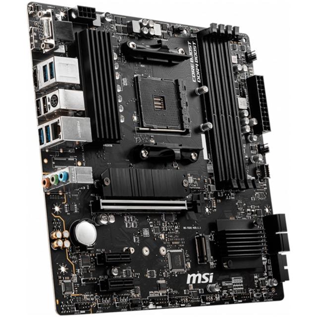 Дънна платка MSI B550M PRO-VDH, AM4, B550, DDR4, PCI-E 4.0, 4x SATA 6Gb/s, 2x M.2 Socket, 4x USB 3.2 Gen 1, VGA, HDMI, DP, Micro ATX