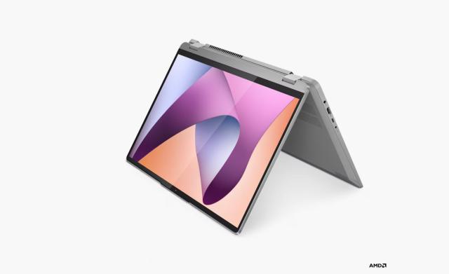 Лаптоп Lenovo IdeaPad Flex 5 16ABR8, AMD Ryzen 7 7730U 8C (2.0/4.5GHz, 16MB), 16" (40.64 cm) WUXGA IPS 300nits Glossy Touch Display, 16GB LPDDR4X, 1TB SSD, 1x USB-C 3.2 Gen 2, Windows 11 Home