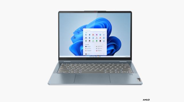 Лаптоп Lenovo IdeaPad Flex 5 14ALC7, AMD Ryzen 5 5500U 6C (2.1/4.0GHz, 8MB) 14" (35.56cm) WUXGA IPS Glare Touchscreen Display, (HDMI), 16GB LPDDR4X, 512GB SSD NVMe, 1x USB 3.2 Gen 2 Type-C, Windows 11 Home