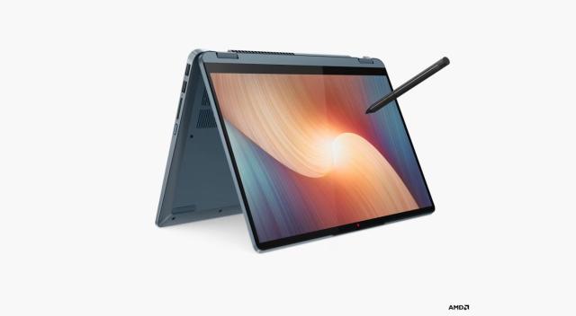 Лаптоп Lenovo IdeaPad Flex 5 14ALC7, AMD Ryzen 5 5500U 6C (2.1/4.0GHz, 8MB) 14" (35.56cm) WUXGA IPS Glare Touchscreen Display, (HDMI), 16GB LPDDR4X, 512GB SSD NVMe, 1x USB 3.2 Gen 2 Type-C, Windows 11 Home