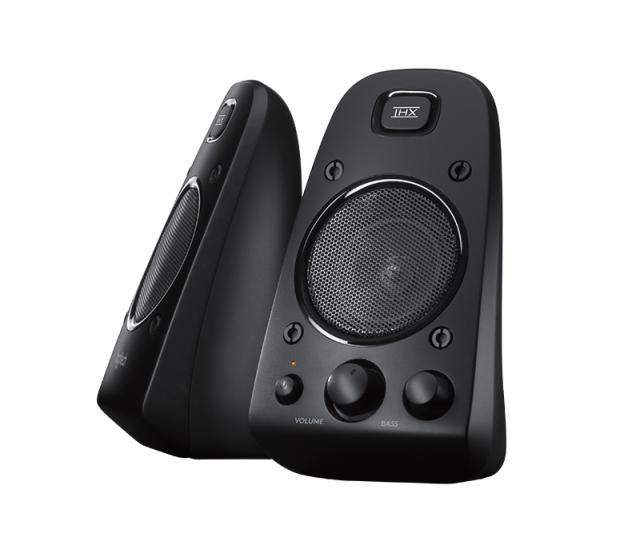 Тонколони Logitech Z623, 2.1, 200W (130W + 2x 35W), 3.5mm жак, черни