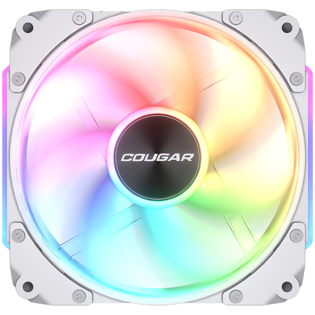 Вентилатор Cougar APOLAR 120mm (3 fan package) ARGB, White