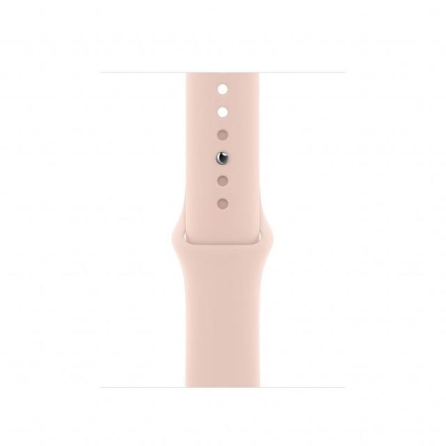 Часовник Apple Watch S6 GPS, 40mm Gold Aluminium Case with Pink Sand Sport Band - Regular