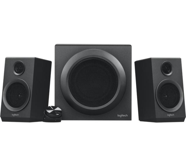 Тонколони Logitech Z333, 2.1, 40W, 3.5mm жак, черни