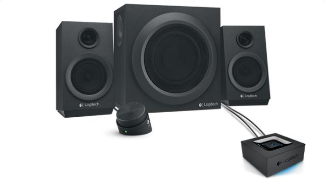 Тонколони Logitech Z333, 2.1, 40W, 3.5mm жак, черни