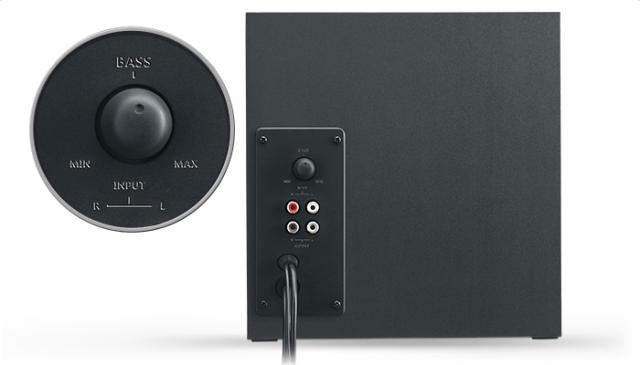 Тонколони Logitech Z333, 2.1, 40W, 3.5mm жак, черни