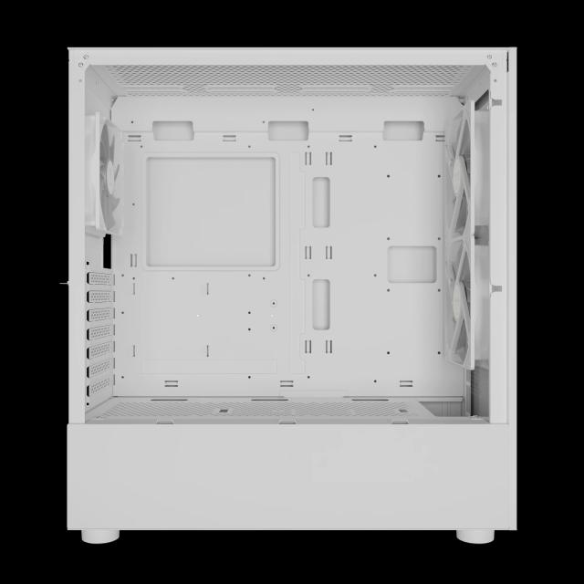 Кутия Gamdias TALOS E3 MESH ELITE White, Middle Tower, 1 x USB 3.2 Gen 2 Type-C, 1 x USB 3.0, EATX, ATX, mATX, Mini-ITX