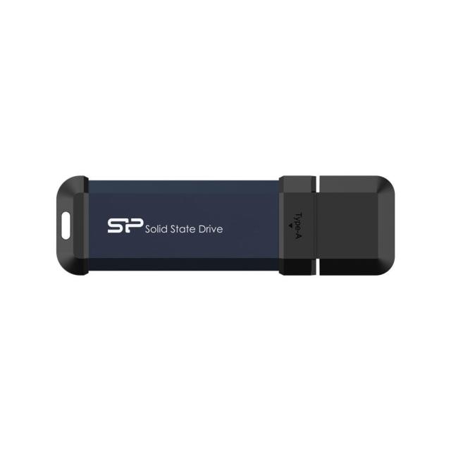 Външен SSD Silicon Power MS60 250GB, Blue, USB-A 3.2 Gen2