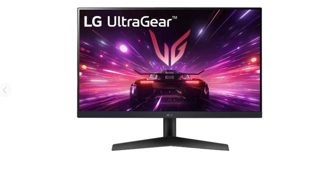 Монитор LG 24GS60F-B 23.8" (60.45 cm) IPS, 180Hz, 1ms, 300 cd/m², G-Sync/FreeSync: AMD FreeSync, HDMI, DP