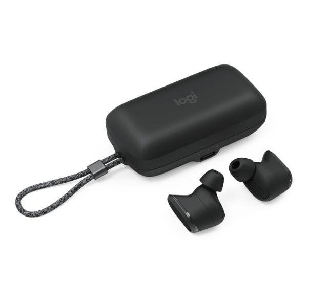 Слушалки Logitech Zone True Wireless-GRAPHITE-2.4GHZ/BT-PLUGC-EMEA-BTC