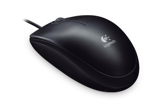 Мишка Logitech B100 Optical Mouse for Business, черен