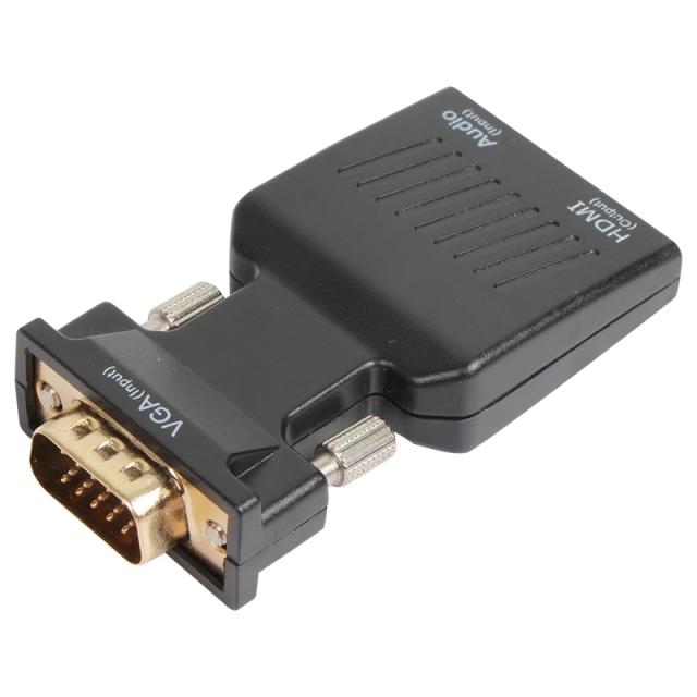 Адаптер VCom VGA (м) към HDMI (ж) with Audio